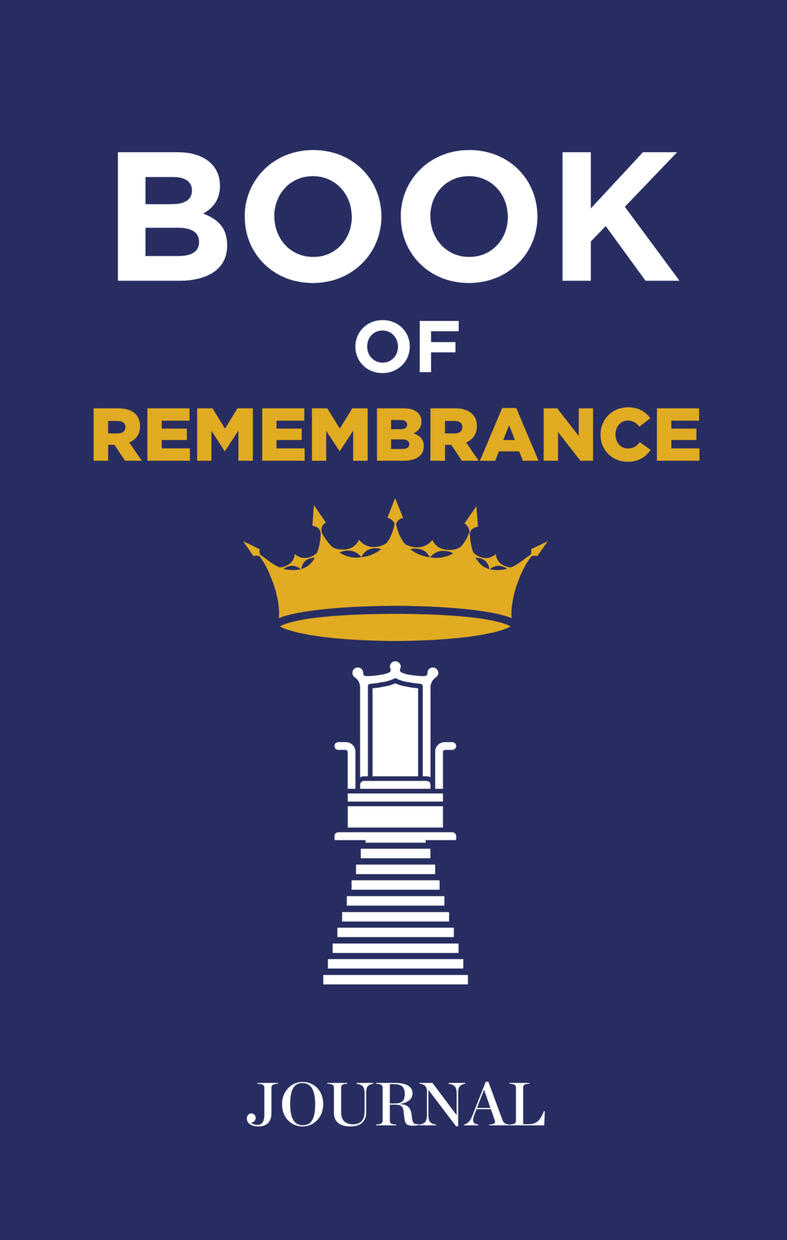 Book of Remembrance Journal cover